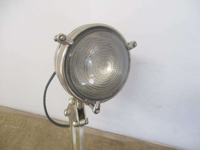Not Just Any Reading Lamp.....This Posh Vintage Adjustable Metal Reading Lamp