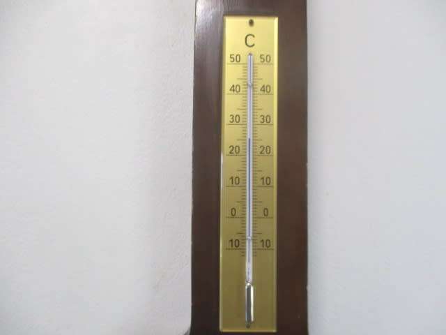 Very Rare...Gigantic Vintage Wall Mounted Springbok Barometer, Thermometer & Hygrometer