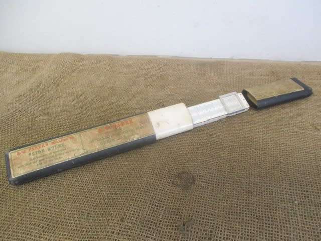 Highly Collectable Antique A.W. Faber 361 Slide Rule In Original Case      Early 1900`s      Bavaria