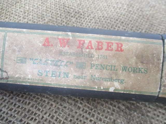 Highly Collectable Antique A.W. Faber 361 Slide Rule In Original Case      Early 1900`s      Bavaria