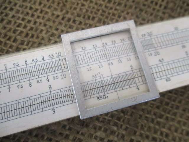 Highly Collectable Antique A.W. Faber 361 Slide Rule In Original Case      Early 1900`s      Bavaria
