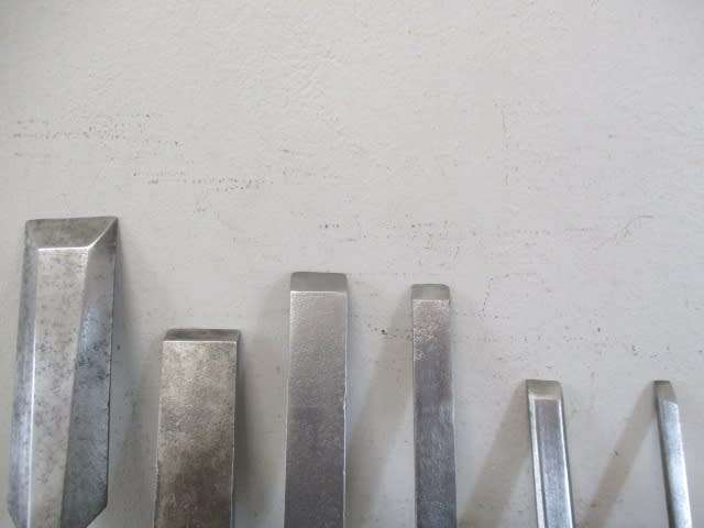 Collection Of Six Different Brand Vintage Carpenter Woodworking Chisels