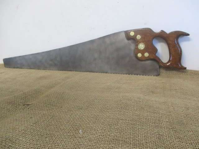 A Lovely Vintage/Antique 25 inch Warranted Superior Crosscut Handsaw