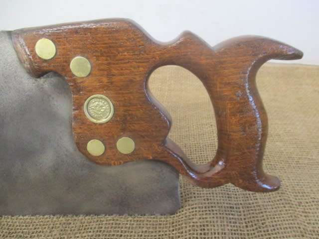 A Lovely Vintage/Antique 25 inch Warranted Superior Crosscut Handsaw