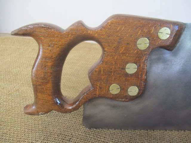 A Lovely Vintage/Antique 25 inch Warranted Superior Crosscut Handsaw