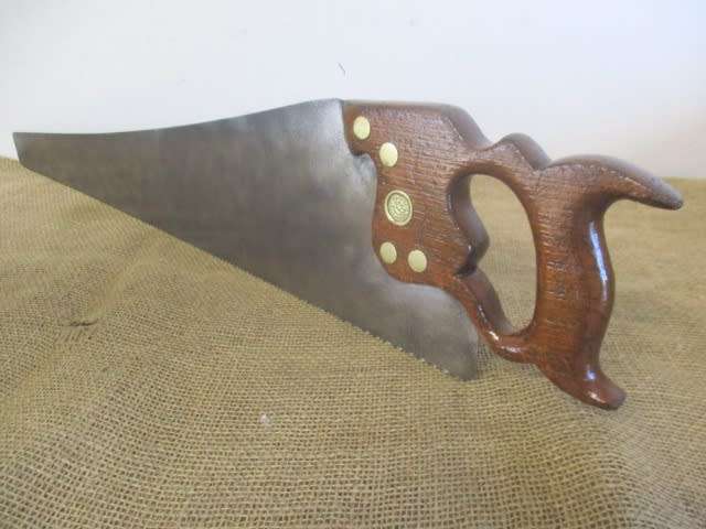 A Lovely Vintage/Antique 25 inch Warranted Superior Crosscut Handsaw