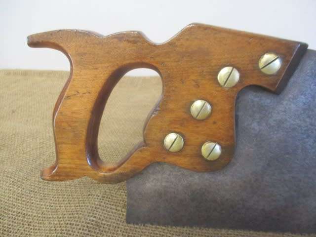 Beautiful Vintage 26 inch Disston Crosscut Handsaw          USA.            1940`s