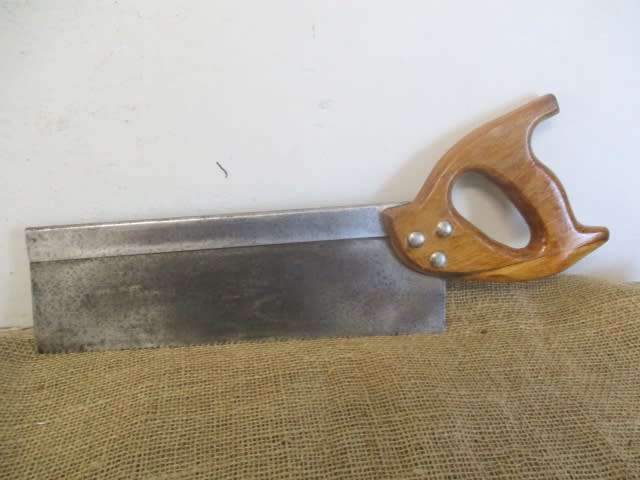 Vintage Stanley Handyman H114 Mitrebox With Free Of Charge Mitre Back Saw