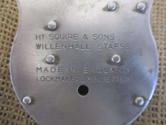 Collectable Vintage 660 Squire Old English Padlock By HY Squire & Sons           England