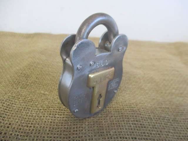 Collectable Vintage 660 Squire Old English Padlock By HY Squire & Sons           England