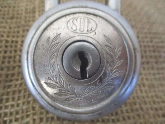 Very Rare And Highly Collectable Vintage SUL Padlock          Made In Germany
