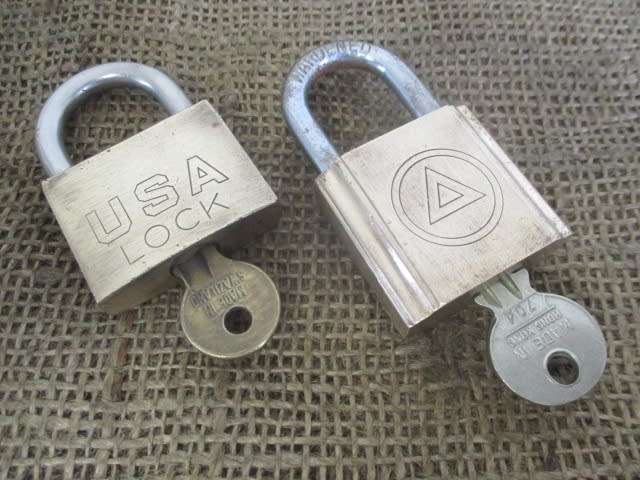 Nice Collection Of Four Vintage Padlocks