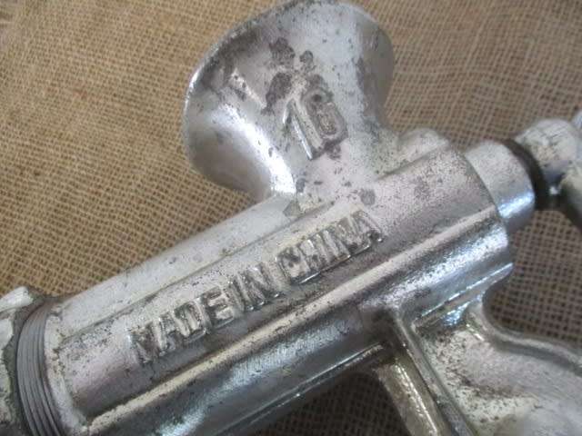 Nice And Robust Complete Vintage Star No 10 Cast Iron Meat Mincer    China