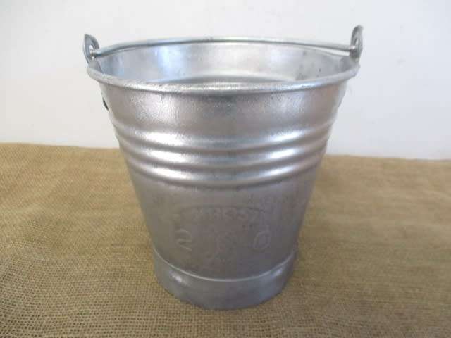 Wonderful Vintage Krost Steelware 20 Metal Milk Bucket