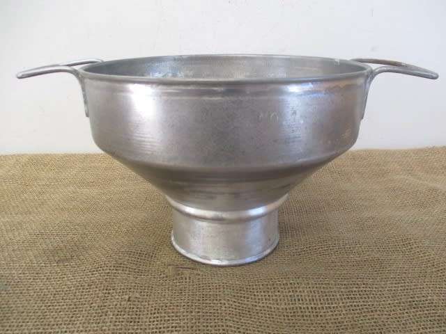 Rare Vintage Complete No 1 Galvanized Dairy Farm Milk Strainer