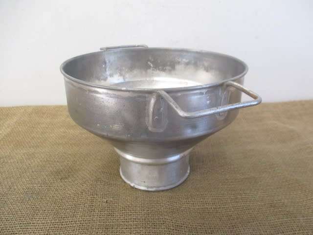 Rare Vintage Complete No 1 Galvanized Dairy Farm Milk Strainer