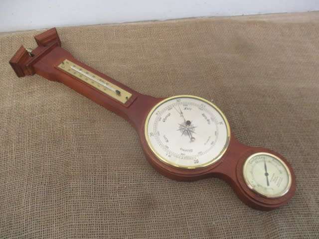 Lovely Vintage Wall Mount H.Samuel Barometer With Thermometer And Hygrometer    England