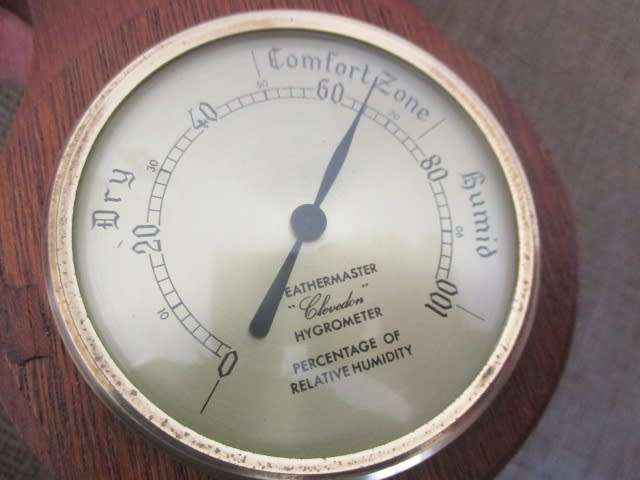 Lovely Vintage Wall Mount H.Samuel Barometer With Thermometer And Hygrometer    England