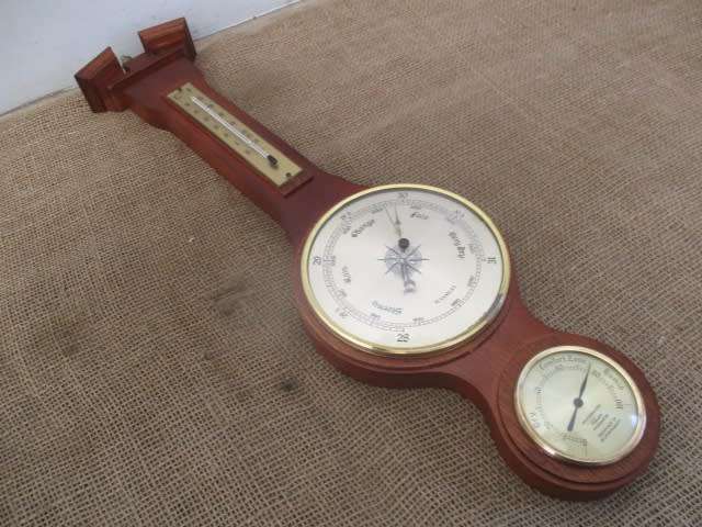 Lovely Vintage Wall Mount H.Samuel Barometer With Thermometer And Hygrometer    England