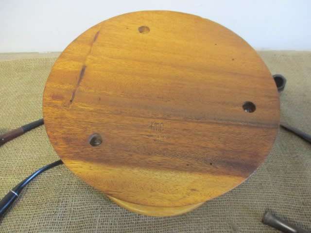Impressive Vintage KMC Wooden Six Pipe Stand With Six Different Smoking Pipes Plus Extras