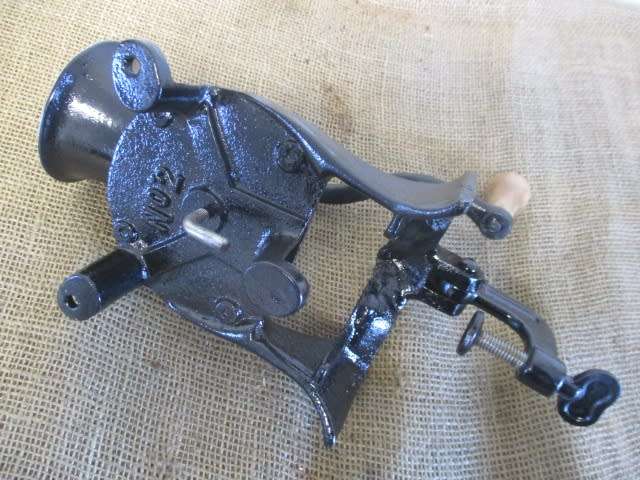 Preferred Vintage Cast Iron No 2 Spong & Co Coffee Grinder        London
