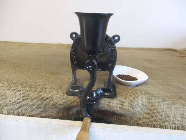 Preferred Vintage Cast Iron No 2 Spong & Co Coffee Grinder        London
