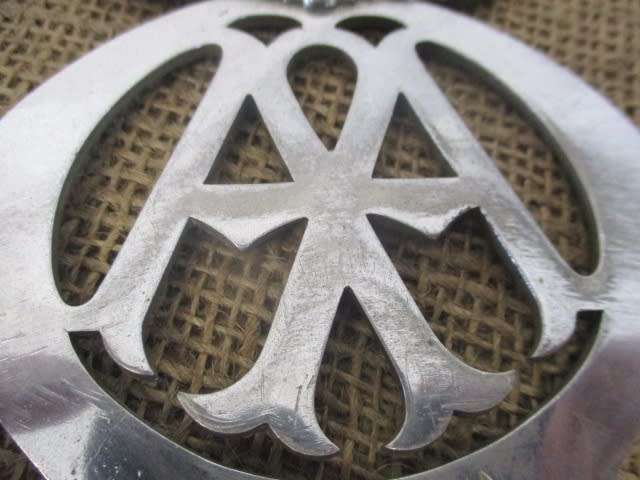 Antique/ Vintage No 78411 AA South Africa/Suid Afrika Car Badge  1906 - 1930