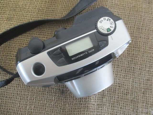 Vintage 35mm Film Pentax Espio 200 With Film In Shoulder Bag             1992