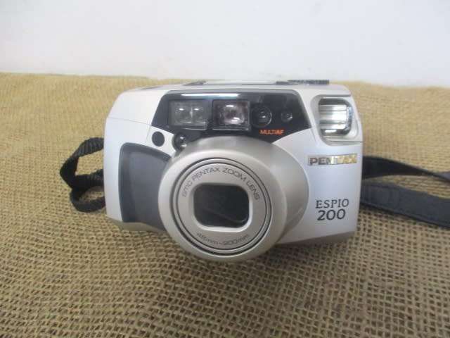 Vintage 35mm Film Pentax Espio 200 With Film In Shoulder Bag             1992