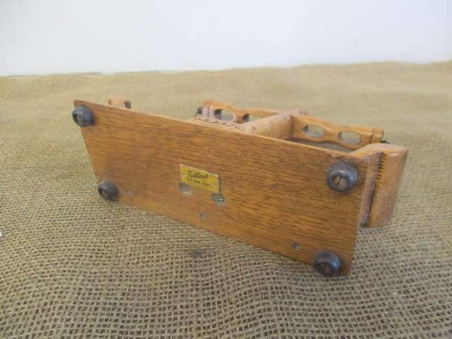 Cute Vintage Tallent Of Old Bond Street Wooden Four Pipe Stand              Made In England