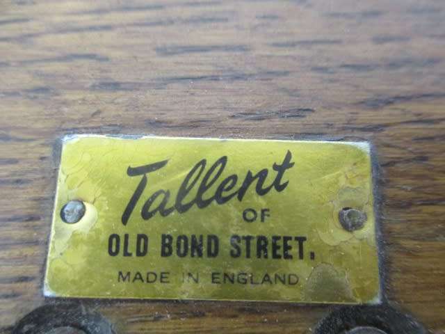 Cute Vintage Tallent Of Old Bond Street Wooden Four Pipe Stand              Made In England