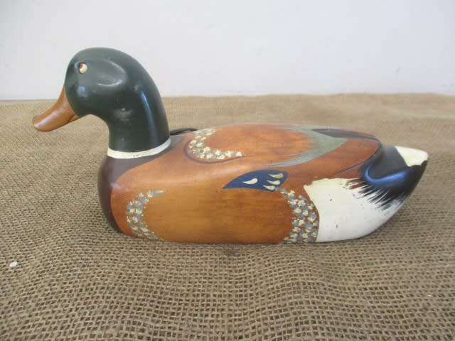 Crazy Vintage Telemania Wooden Mallard Duck Telephone       Made In Taiwan
