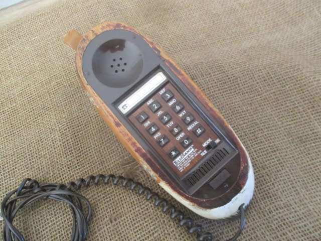 Crazy Vintage Telemania Wooden Mallard Duck Telephone       Made In Taiwan