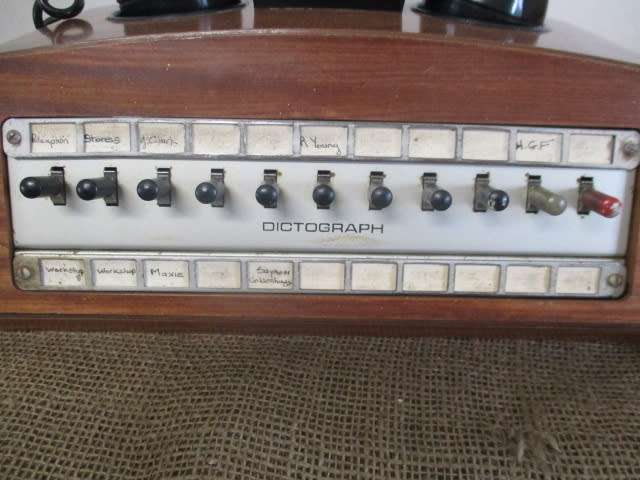 Vintage 10 Line Dictograph By Hubert Davies Engineers