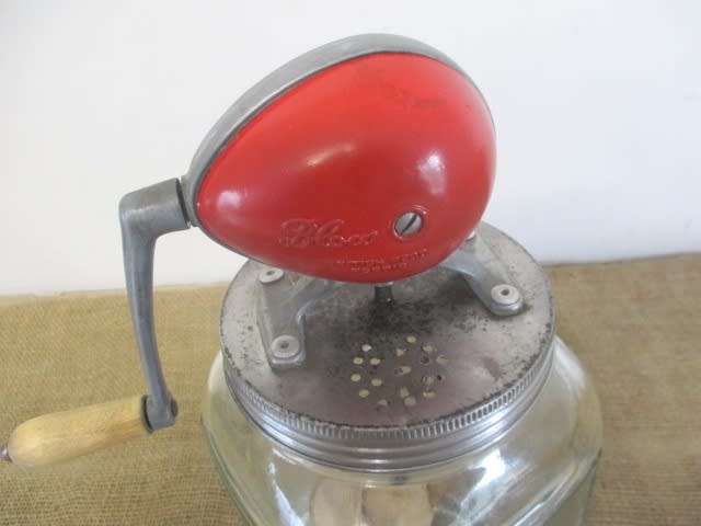 "Boer Maak-N-Plan"......With This Vintage Blow Butter Churn