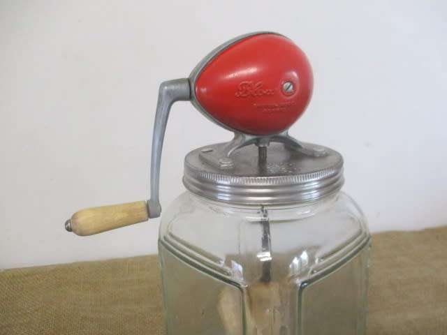 "Boer Maak-N-Plan"......With This Vintage Blow Butter Churn