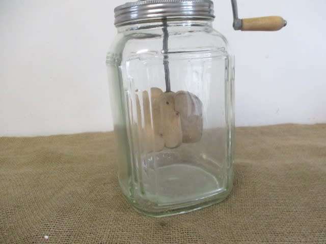 "Boer Maak-N-Plan"......With This Vintage Blow Butter Churn