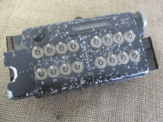 Another Breaking News Story.....Ultra Rare Vintage WW2 RAF Lancaster Bomb Selector Switch Panel