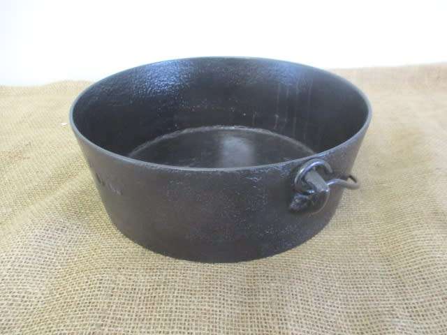 Very Old Vintage Falkirk 11 inch Cast Iron Flat Bottom Pot Without Lid