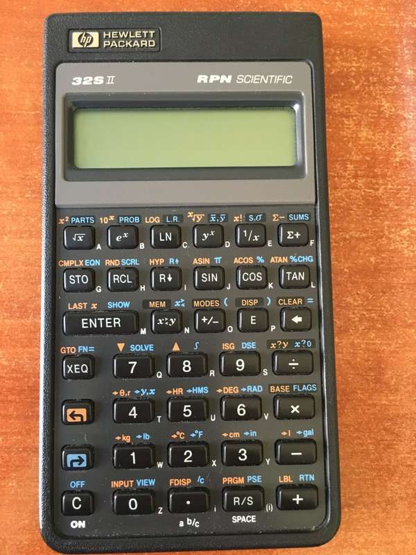 HP 32SII RPN Scientific Calculator