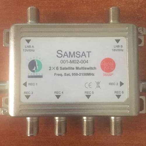 SAMSAT 2x6 Satellite MultiSwitch (XtraView) for HD PVR