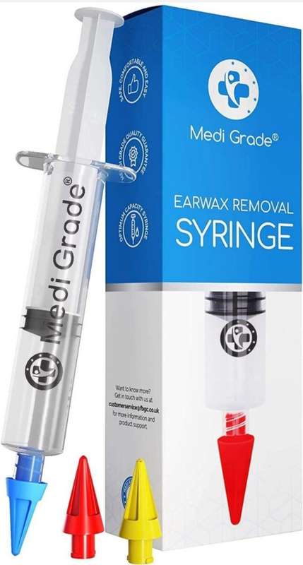 Ear Wax Remover Syringe Kit Reusable Ear Cleaner by Medi Grade