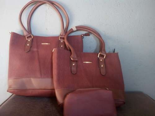 Imported leather bag set