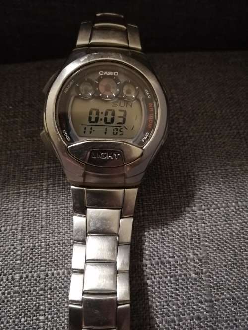 Casio stainless steel wrist watch