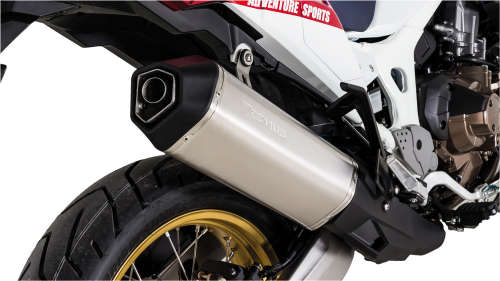 Remus - HONDA ENDURO CRF1000L Africa Twin slip on OKAMI Silencer -  Titanium