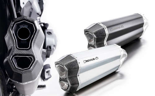 Remus - KTM Remus 8 slip on Silencer with connecting tube - Stainless Steel Black