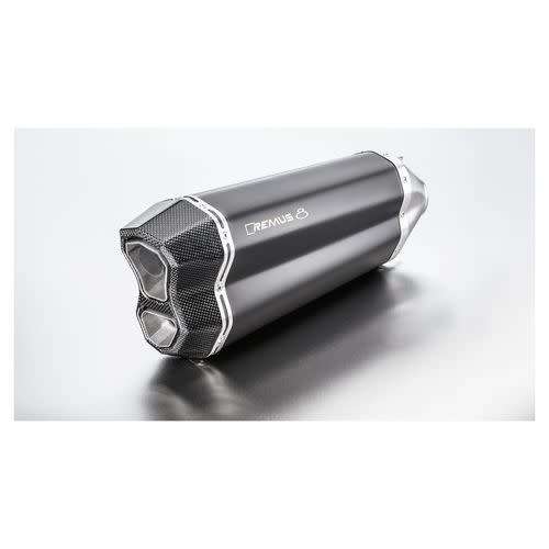 Remus - KTM Remus 8 slip on Silencer with connecting tube - Stainless Steel Black
