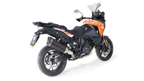 Remus - KTM Remus 8 slip on Silencer with connecting tube - Stainless Steel Black