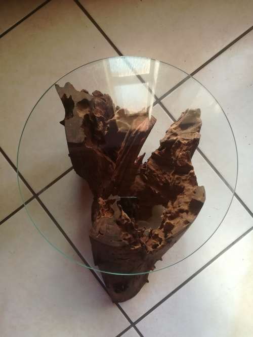 Floor lamp /side table