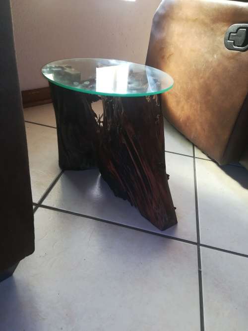 Floor lamp /side table